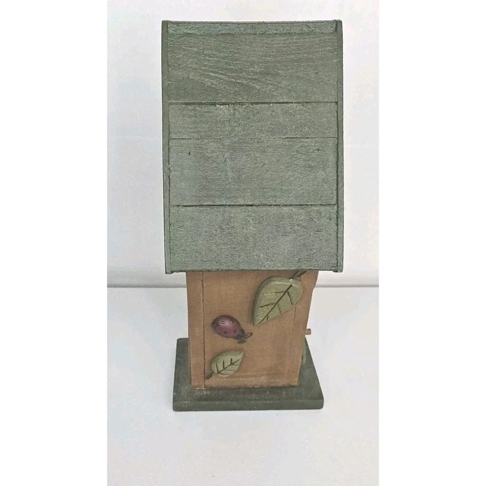 Ohio Wholesale Inc. Ye Olde Lighthouse Bait Shop Wall Hanging Bird House Ladybug